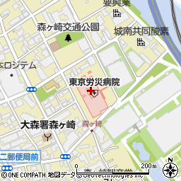 東京都大田区大森南4丁目13周辺の地図