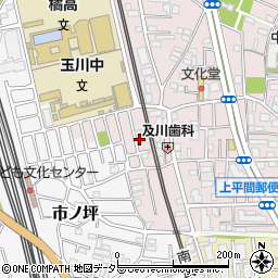 神奈川県川崎市中原区中丸子561-28周辺の地図