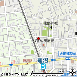 東京都大田区西蒲田6丁目16-2周辺の地図