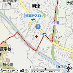 川崎市役所交通局　自動車部井田営業所周辺の地図