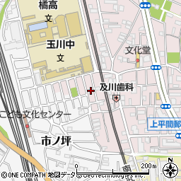 神奈川県川崎市中原区中丸子561-32周辺の地図