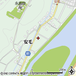 岐阜県美濃市安毛268周辺の地図