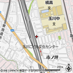 神奈川県川崎市中原区市ノ坪410-41周辺の地図