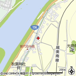 岐阜県美濃市曽代1023周辺の地図