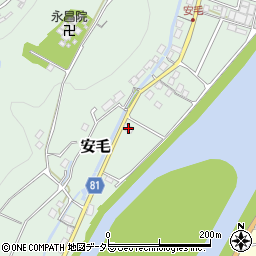 岐阜県美濃市安毛268-1周辺の地図