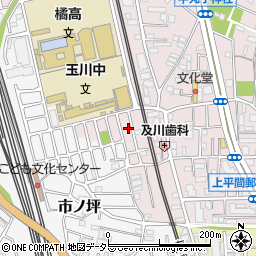 神奈川県川崎市中原区中丸子561-7周辺の地図
