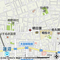 株式会社孫の手倶楽部　蒲田事業所周辺の地図