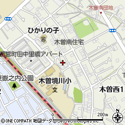 東京都町田市木曽西1丁目23周辺の地図
