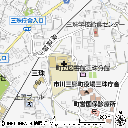 市川三郷町立三珠中学校周辺の地図