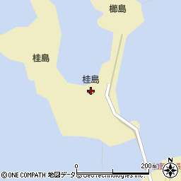 桂島キャンプ場周辺の地図
