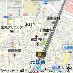 宮川歯科医院周辺の地図