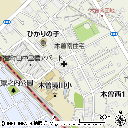 東京都町田市木曽西1丁目23-16周辺の地図