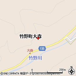 兵庫県豊岡市竹野町大森周辺の地図