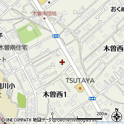 東京都町田市木曽西1丁目18周辺の地図