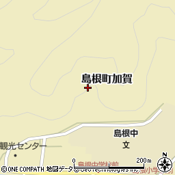 島根県松江市島根町加賀周辺の地図