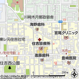 元住吉ＭＯ周辺の地図