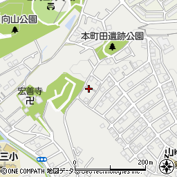 東京都町田市本町田3453-58周辺の地図