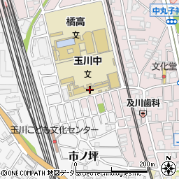 川崎市立玉川中学校周辺の地図