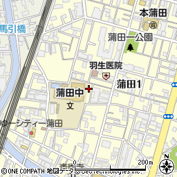 福永荘周辺の地図