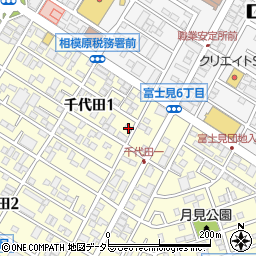 神奈川県相模原市中央区千代田1丁目8-9周辺の地図