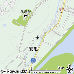 岐阜県美濃市安毛163周辺の地図