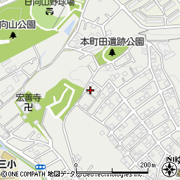 東京都町田市本町田3453-43周辺の地図