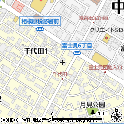 神奈川県相模原市中央区千代田1丁目12-16周辺の地図