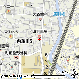 株式会社東京２３区学生会周辺の地図