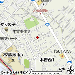 東京都町田市木曽西1丁目26-12周辺の地図