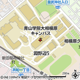青山学院大学　相模原キャンパス周辺の地図
