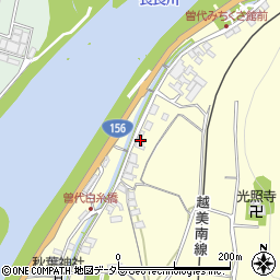 岐阜県美濃市曽代1027周辺の地図