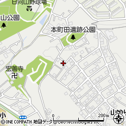 東京都町田市本町田3453-19周辺の地図