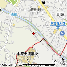 神奈川県川崎市高津区蟹ケ谷119-8周辺の地図