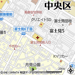 ヨークマート富士見店周辺の地図