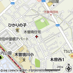 東京都町田市木曽西1丁目25-6周辺の地図