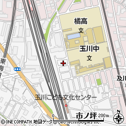 神奈川県川崎市中原区市ノ坪410-59周辺の地図