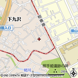 神奈川県相模原市緑区下九沢280-36周辺の地図