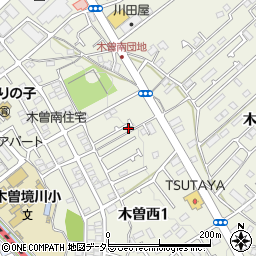 東京都町田市木曽西1丁目26-13周辺の地図