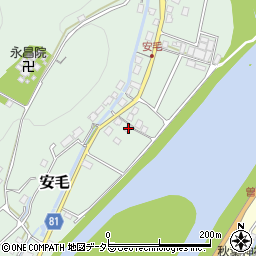 岐阜県美濃市安毛300周辺の地図