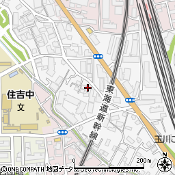 神奈川県川崎市中原区市ノ坪310-2周辺の地図