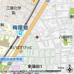東京都大田区大森中2丁目24周辺の地図