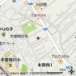 東京都町田市木曽西1丁目26-16周辺の地図