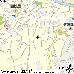 神奈川県川崎市高津区久末周辺の地図