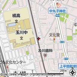 神奈川県川崎市中原区中丸子320周辺の地図