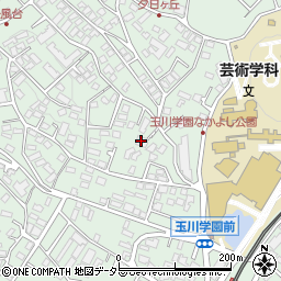 ドミール玉川学園周辺の地図