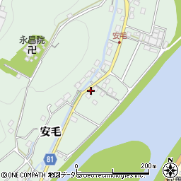 岐阜県美濃市安毛293周辺の地図