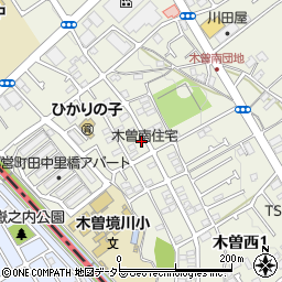 東京都町田市木曽西1丁目30-24周辺の地図