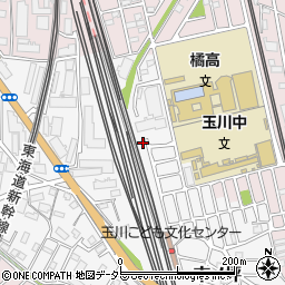 神奈川県川崎市中原区市ノ坪410-74周辺の地図