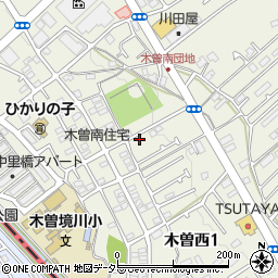 東京都町田市木曽西1丁目26-27周辺の地図