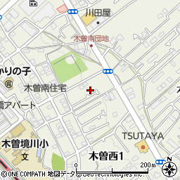 東京都町田市木曽西1丁目26周辺の地図